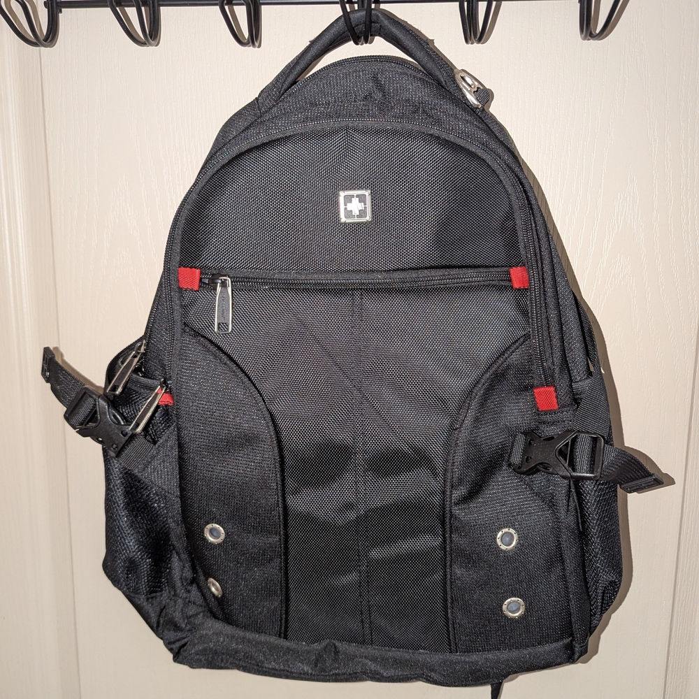 Black Backpack With Laptop Compartment